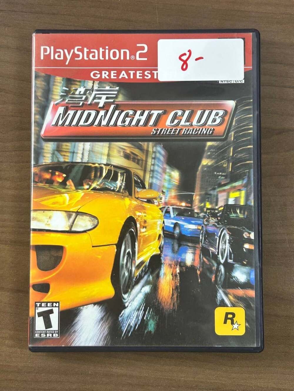 Midnight Club Street Racing PS2 PlayStation 2 Rockstar Games 2000 Disc & Case